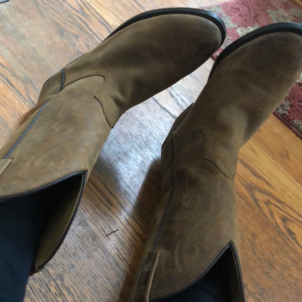 Cowboy boots- real leather!!!